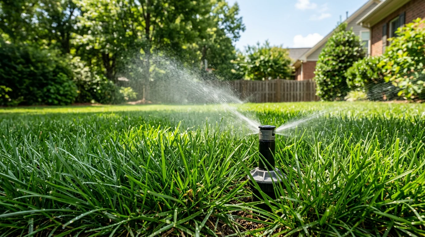 Proper summer lawn watering in Hillsborough, NC to maintain lush grass