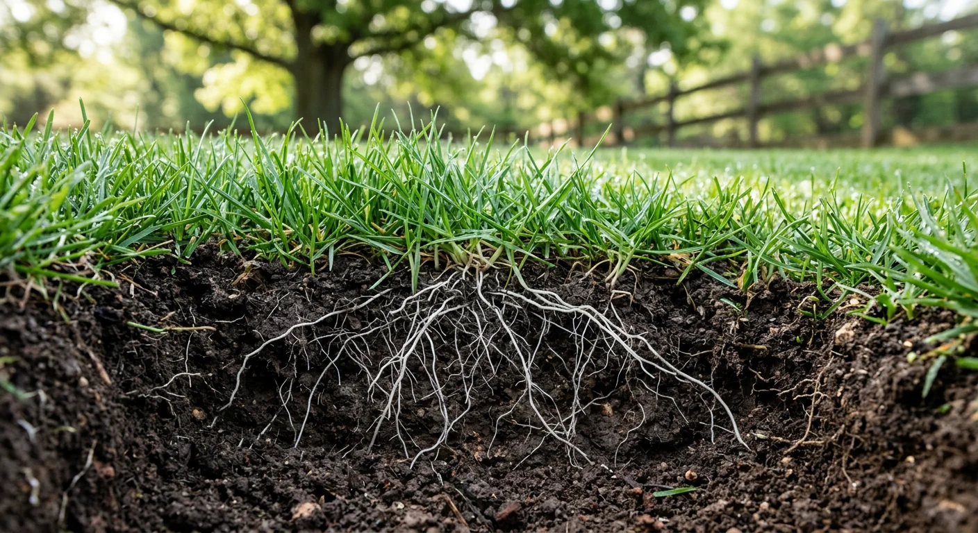 Benefits of core aeration for soil and root growth in Mebane, NC lawns