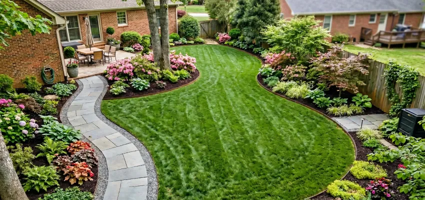 Organic weed control near me using mulch and nematodes to prevent weeds in lawn for long-term health in Hillsborough, NC.