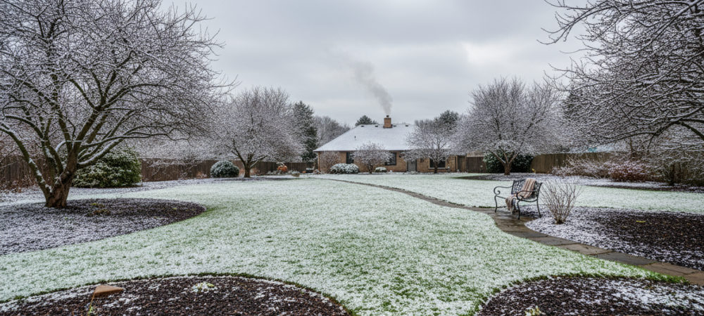 Winter lawn protection NC with mulch and damage prevention techniques